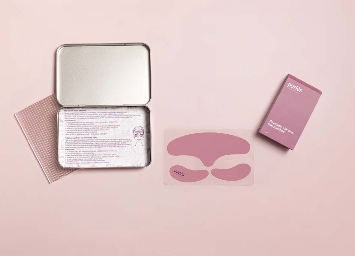 Reusable silicone eye patches