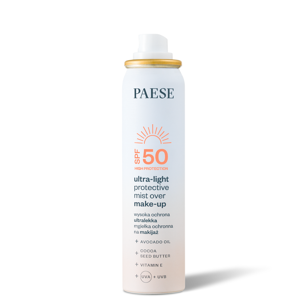Ultra-light protective mist over make-up SPF 50