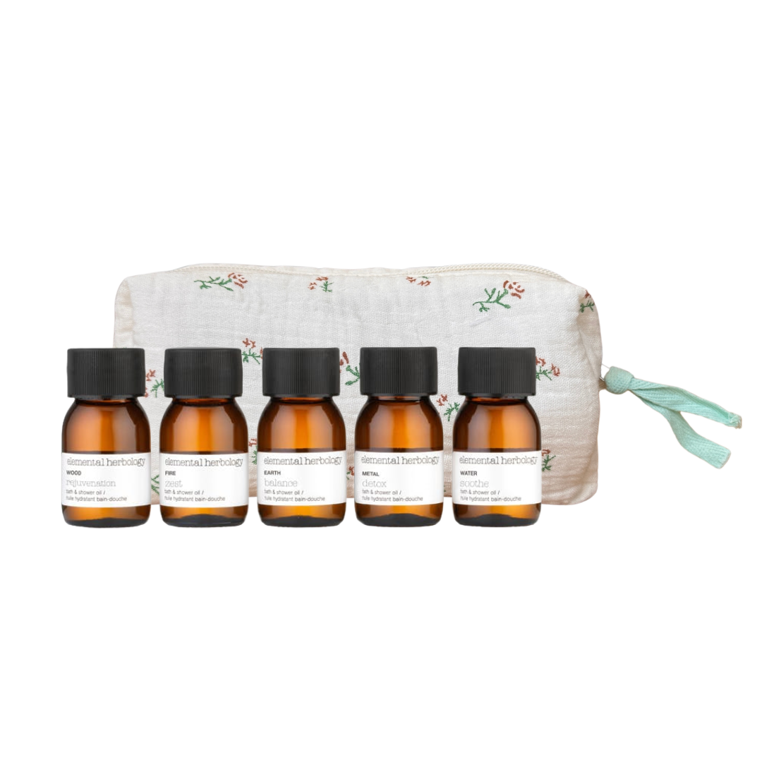Elemental oil experience - 5 luxe lichaamsoliën